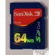 SanDisk SD Card 64 MB - Minnekort - Memory Card