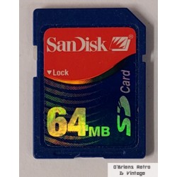 SanDisk SD Card 64 MB - Minnekort - Memory Card