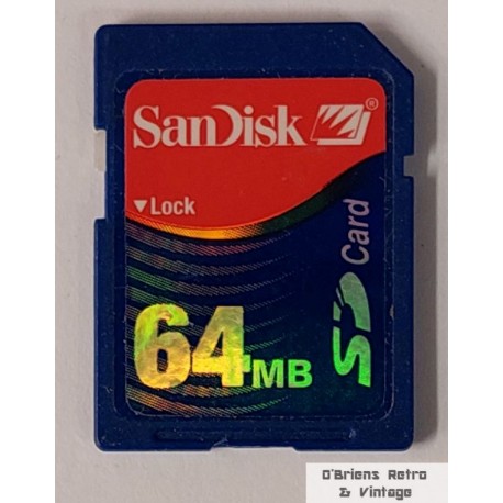 SanDisk SD Card 64 MB - Minnekort - Memory Card