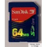 SanDisk SD Card 64 MB - Minnekort - Memory Card
