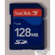 SanDisk SD Card 128 MB - Minnekort - Memory Card