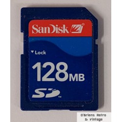 SanDisk SD Card 128 MB - Minnekort - Memory Card