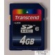 Transcend SDHC 4 GB - Minnekort - Memory Card