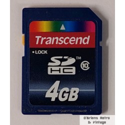 Transcend SDHC 4 GB - Minnekort - Memory Card