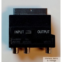SCART-adapter – RCA til SCART med signalbryter
