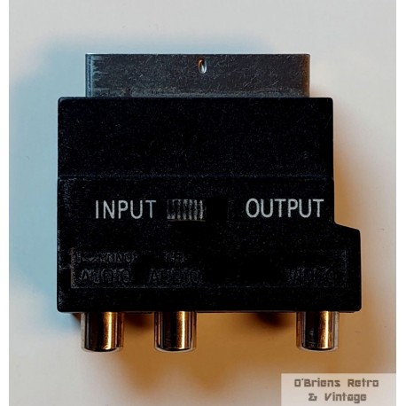 SCART-adapter – RCA til SCART med signalbryter