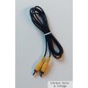 RCA-kabel – kompositt video (gul)