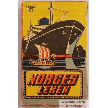 Norgesleken - Gammelt kortspill - Damm 335