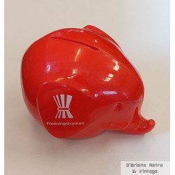 Sparebøsse - Föreningsbanken - I plast - Elefant