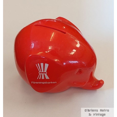 Sparebøsse - Föreningsbanken - I plast - Elefant