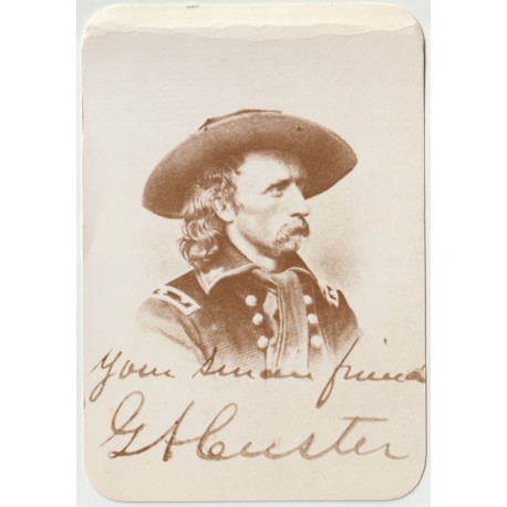 George Armstrong Custer - Old West - USA - Postkort
