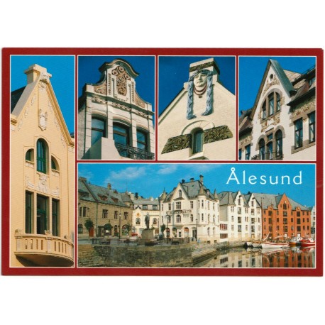 Ålesund - Jugendstilbyen - Møre og Romsdal - Postkort