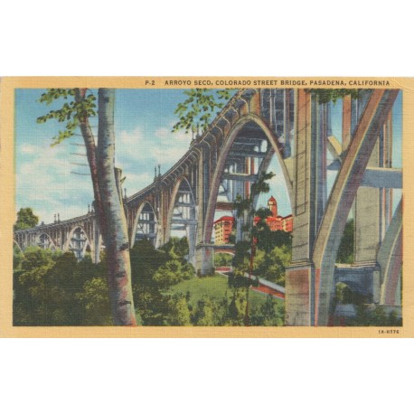 Arroyo Seco - Colorado Street Bridge - California - USA - Postkort