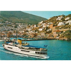 Hydra - Picturesque - Båt og havn - Hellas - Postkort
