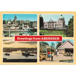 Greetings from Aberdeen - Skottland - Postkort