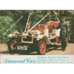 Rolls Royce Mercedes Diamond Cars - Postkort