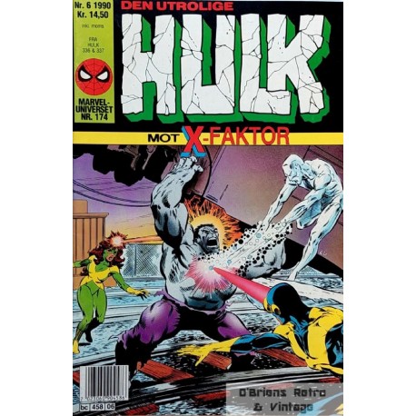 Den utrolige Hulk - Marvel-Universet Nr. 174 - 1990