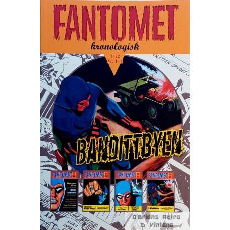 Fantomet Kronologisk 1972 - Nr. 1-4 - Tegneseriebok