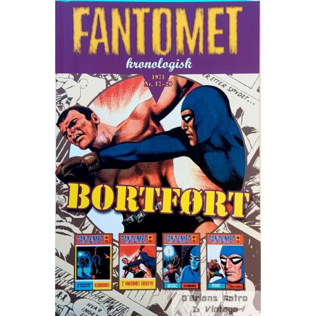 Fantomet Kronologisk 1971 - Nr. 17-20 - Tegneseriebok