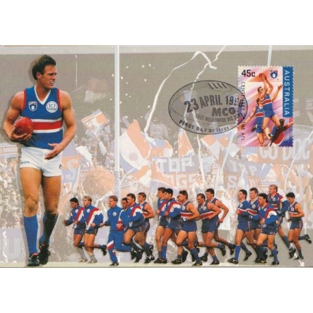 Centenary of the AFL - Footscray - The Bulldogs - Postkort