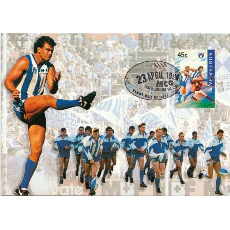 Centenary of the AFL - North Melbourne - The Kangaroos - Postkort