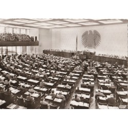 Bonn - Plenarsaal Bundestagsdebatte - Tyskland - Postkort