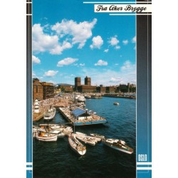 Fra Aker Brygge i Oslo - Postkort