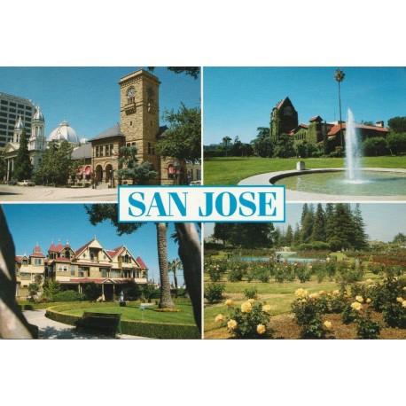 San Jose - California - Museum, Mystery House - Postkort
