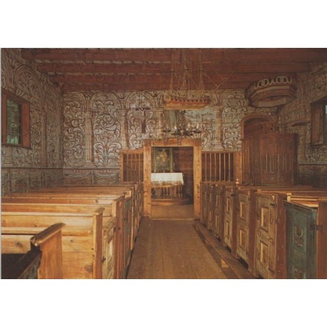 Holdhus gamle kyrkje - Hålandsdalen - Postkort