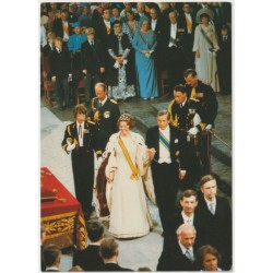 Inhuldiging Koningin Beatrix - Nederland - Postkort