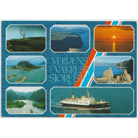 M/S Nordnorge - Verdens vakreste sjøreise - Postkort