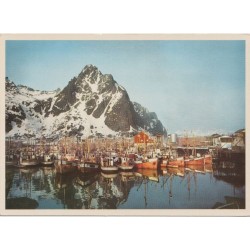 Svolvær - Fiskeflåten i havn - Nordland - Postkort