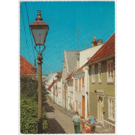 Stavanger - Den gamle bydel - Rogaland - Postkort
