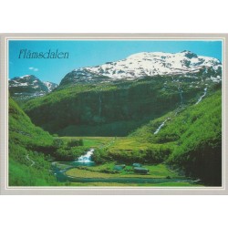 Flåmsdalen - Utsikt fra Flåmsbanen - Postkort