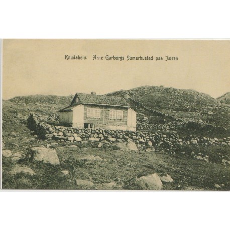 Knudaheio - Arne Garborgs Sumarbustad - Jæren - Postkort