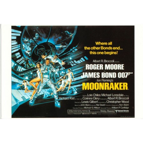 James Bond 007 - Roger Moore - Postkort