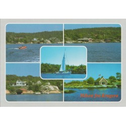Hilsen fra Kragerø - Fra skjærgården - Postkort