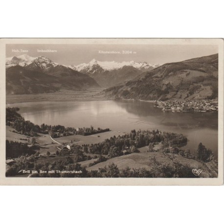 Zell am See med Thumersbach - Østerrike - Postkort