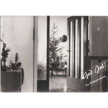 God jul! fra Gråsteinveien på Skogstø - Stavanger - Postkort