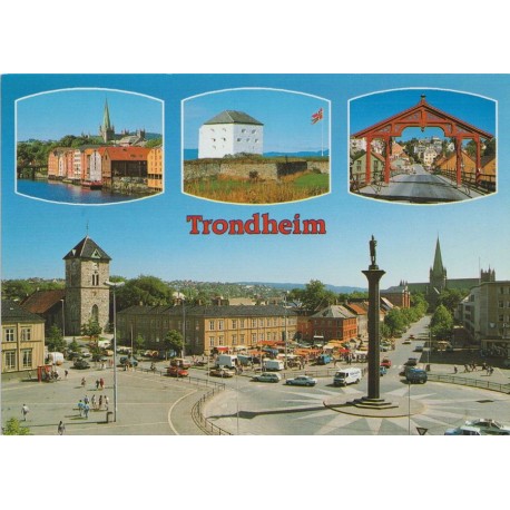 Trondheim - Collage - Sør-Trøndelag - Postkort