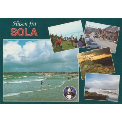 Hilsen fra Sola - Rogaland - Postkort