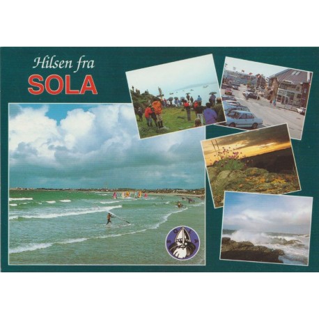 Hilsen fra Sola - Rogaland - Postkort