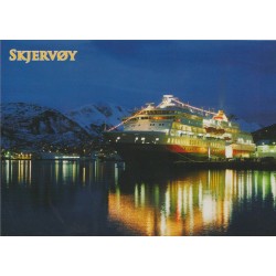 Skjervøy - MS Finnmarken ved kai - Troms - Postkort
