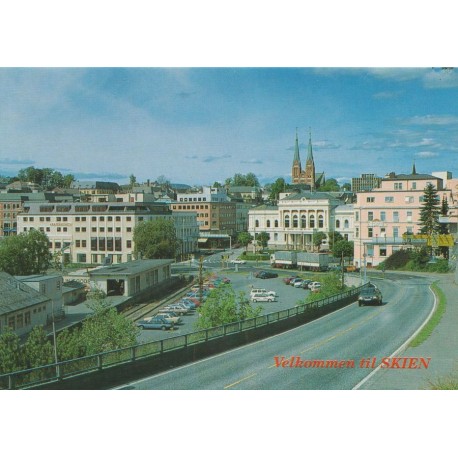Velkommen til Skien - Telemark - Postkort