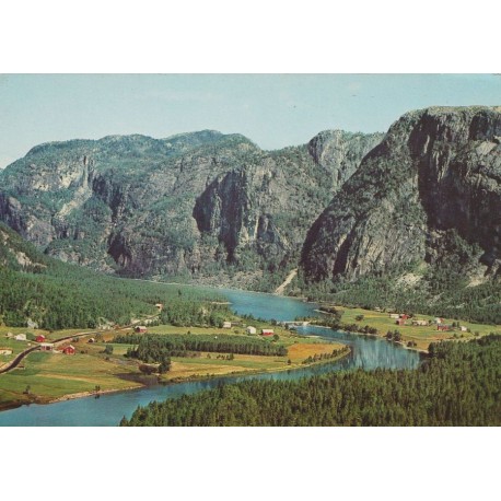 Helle og Straume i Setesdal - Aust-Agder - Postkort