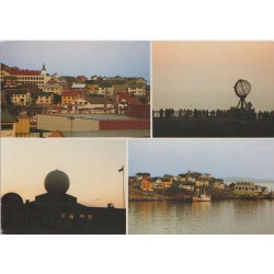 Honningsvåg - Stemplet Ny Ålesund og TS Maxim Gorki - Postkort