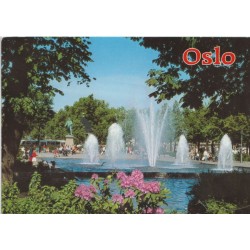 Oslo - Parti fra Studenterlunden - Postkort