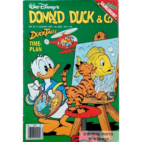 Donald Duck & Co - 1991 - Nr. 32 - Med DuckTales timeplan