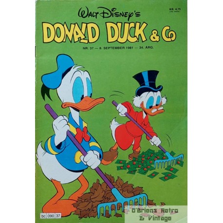 Donald Duck & Co - 1981 - Nr. 37 - Med vedlegg