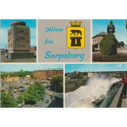 Hilsen fra Sarpsborg - Bilder fra byen - Postkort